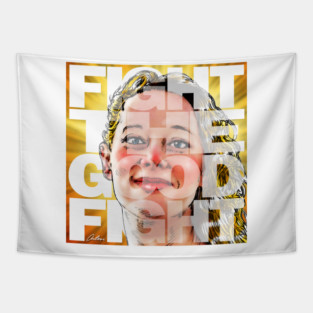 FIGHT THE GOOD FIGHT Tapestry