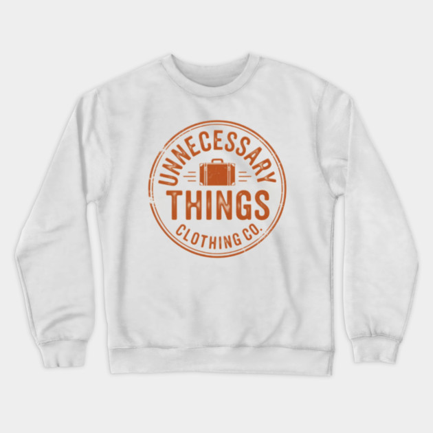 Unnecessary Things - Vintage Crewneck Sweatshirt by Lou Johnson