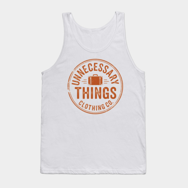 Unnecessary Things - Vintage Tank Top by Lou Johnson