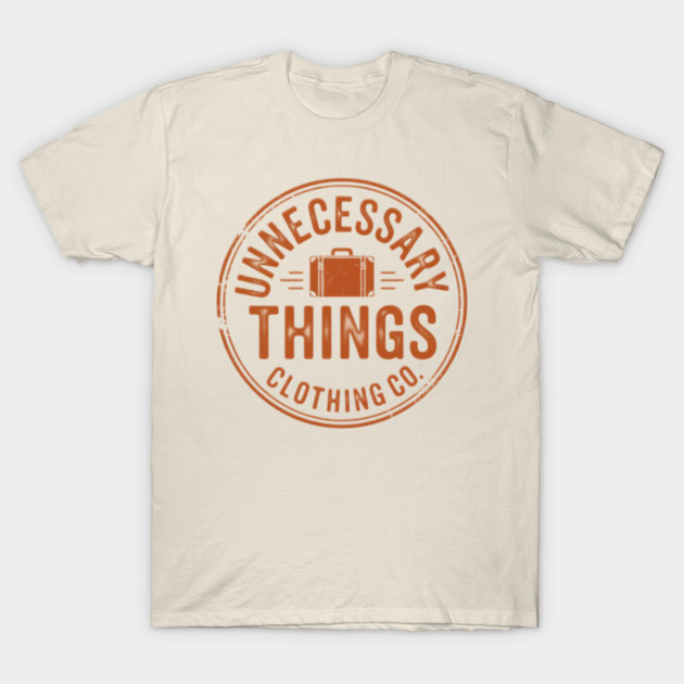 Unnecessary Things - Vintage T-Shirt by Lou Johnson