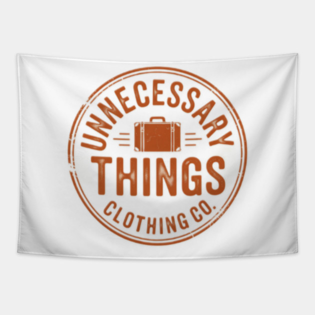 Unnecessary Things - Vintage Tapestry by Lou Johnson