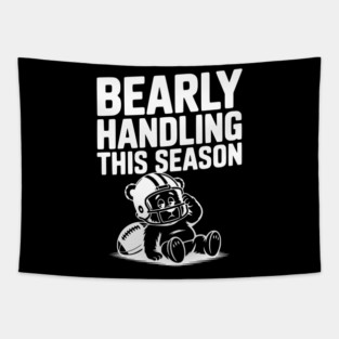 Bearly Handling This Season Tapestry