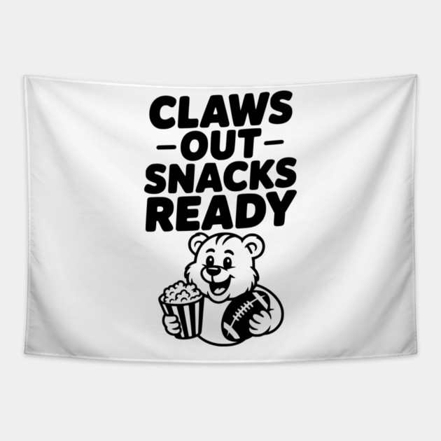 Claws Out, Snacks Ready Tapestry by Frank Ring