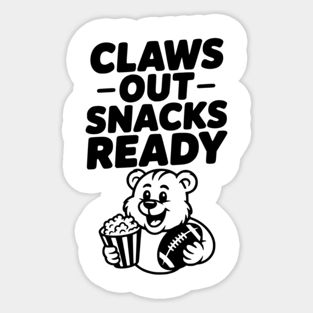 Claws Out, Snacks Ready Sticker by Frank Ring