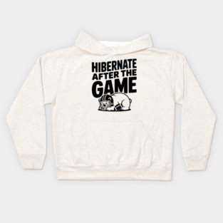 Hibernate After the Game Kids Hoodie