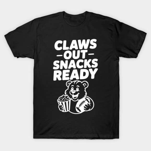 Claws Out, Snacks Ready T-Shirt by Frank Ring