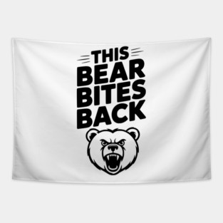This Bear Bites Back Tapestry