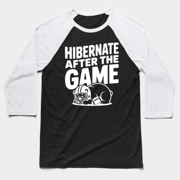 Hibernate After the Game Baseball T-Shirt by Frank Ring