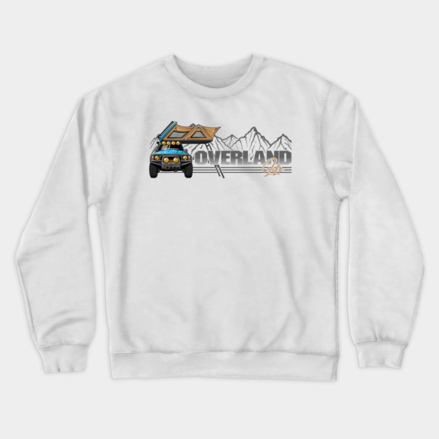 overland nissan patrol Crewneck Sweatshirt by monsalveautos
