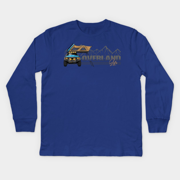 overland nissan patrol Kids Long Sleeve T-Shirt by monsalveautos