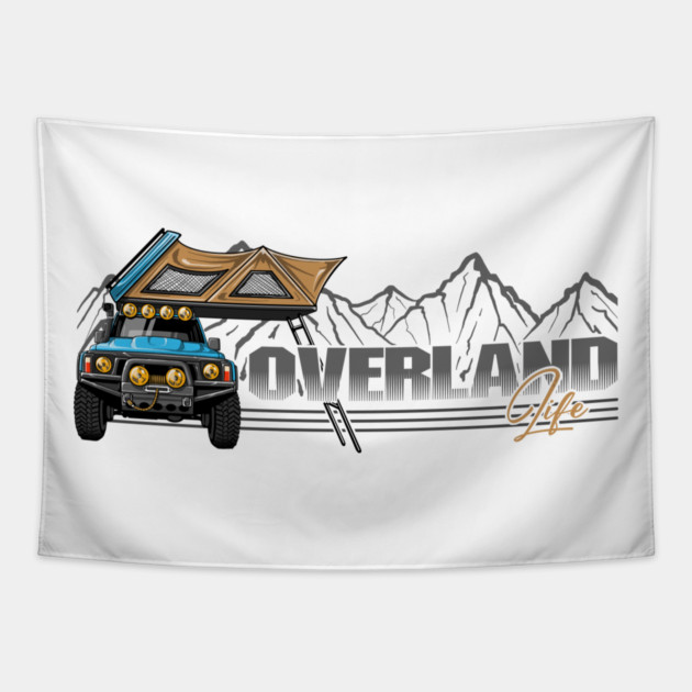 overland nissan patrol Tapestry by monsalveautos