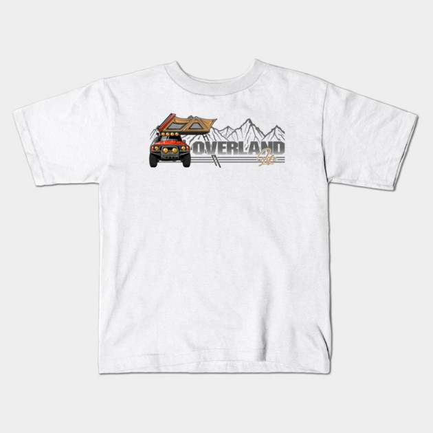 nissan patrol overlanding Kids T-Shirt by monsalveautos
