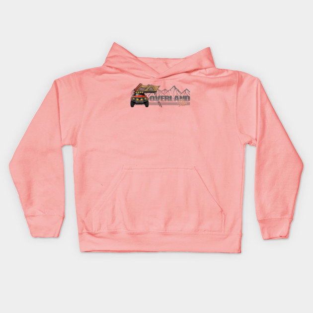 nissan patrol overlanding Kids Hoodie by monsalveautos