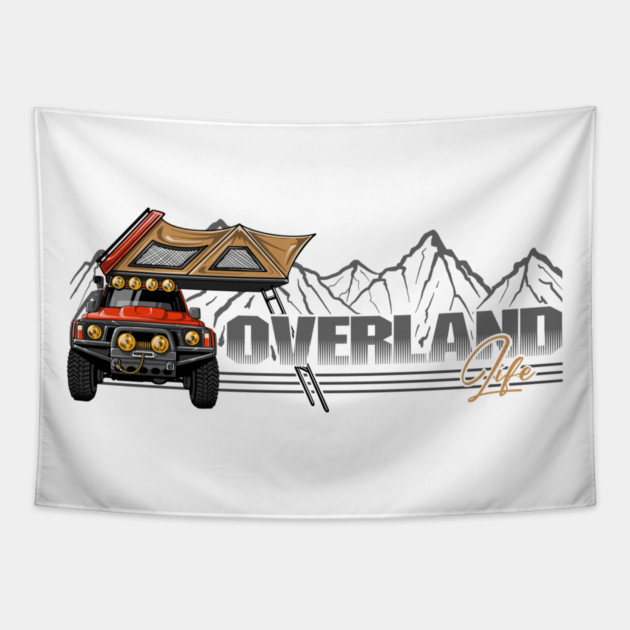 overlanding nissan patrol Tapestry by monsalveautos
