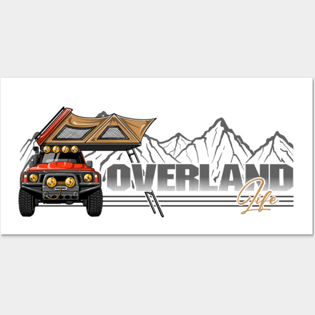 overlanding nissan patrol Wall Art by monsalveautos