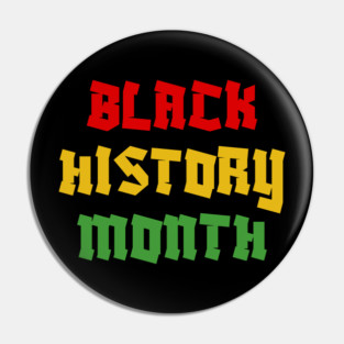 Black History Month Pin
