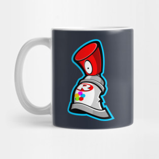 DANCIN' GRAFFITI SPRAY CAN Mug