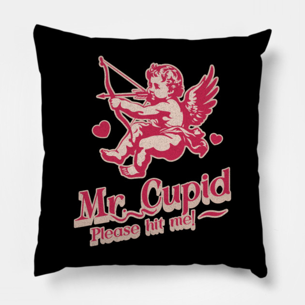 Cupid Valentine Design Pillow by TurnEffect