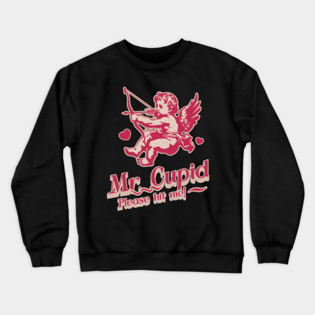 Cupid Valentine Design Crewneck Sweatshirt by TurnEffect