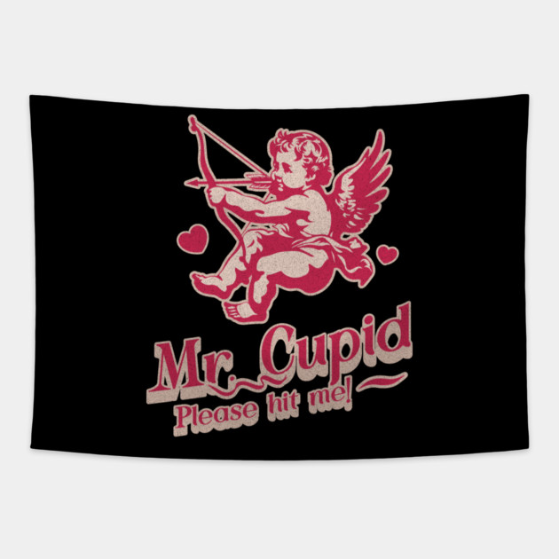 Cupid Valentine Design Tapestry by TurnEffect
