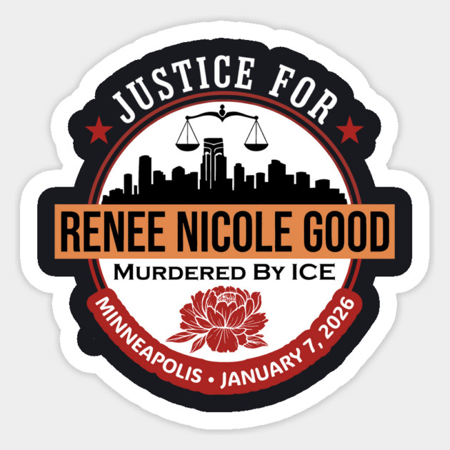 Justice For Renee Good Sticker by Charles's Store 8