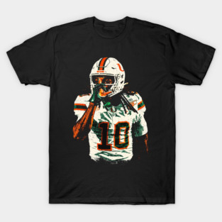 Miami Hurricanes Toney #10 Grit Style Art T-Shirt