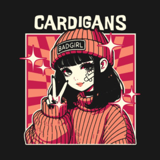 The Cardigans - Retro Anime Style T-Shirt