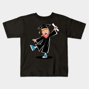 Graduation Class of 2024 Dabbing Funny Girl Graduate Dab Kids Kids T-Shirt