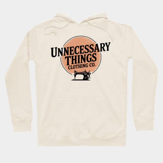 Unnecessary Things - Vintage III Hoodie by Lou Johnson