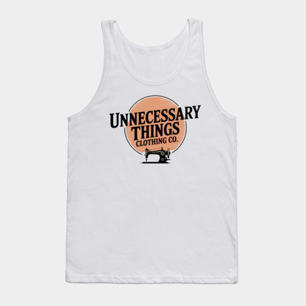 Unnecessary Things - Vintage III Tank Top by Lou Johnson