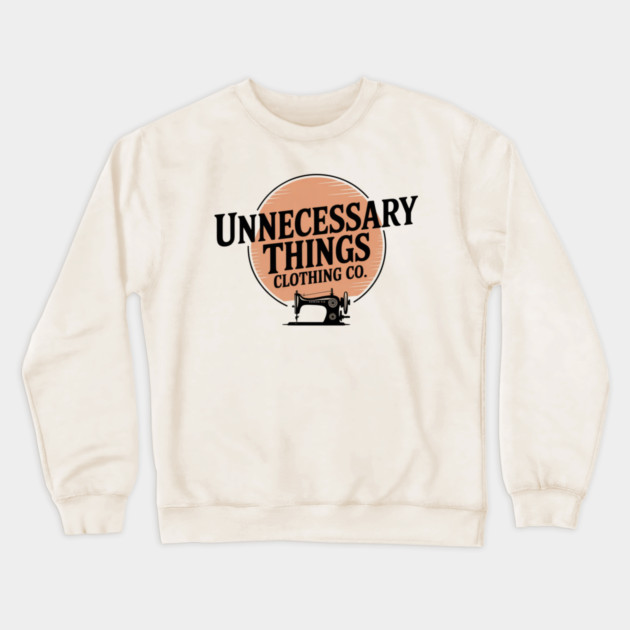 Unnecessary Things - Vintage III Crewneck Sweatshirt by Lou Johnson