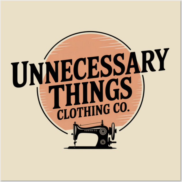 Unnecessary Things - Vintage III Wall Art by Lou Johnson