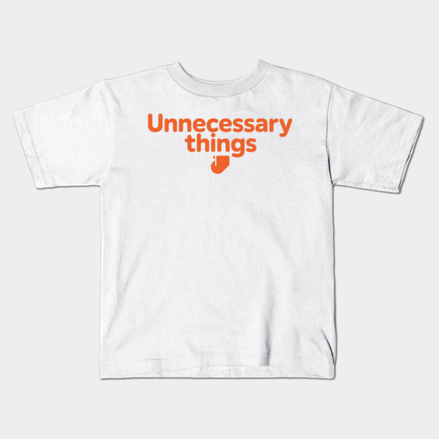 Unnecessary Things - Modern Kids T-Shirt by Lou Johnson