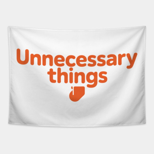 Unnecessary Things - Modern Tapestry by Lou Johnson