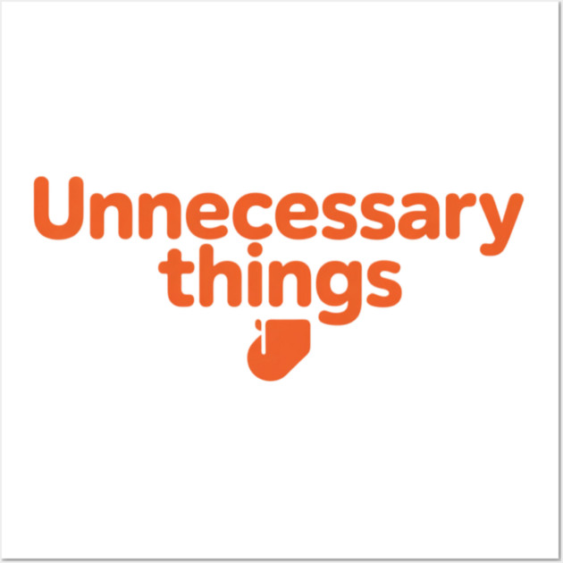 Unnecessary Things - Modern Wall Art by Lou Johnson