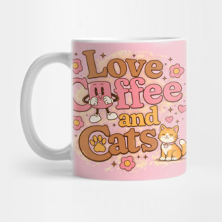 Love Coffee and Cats Mug