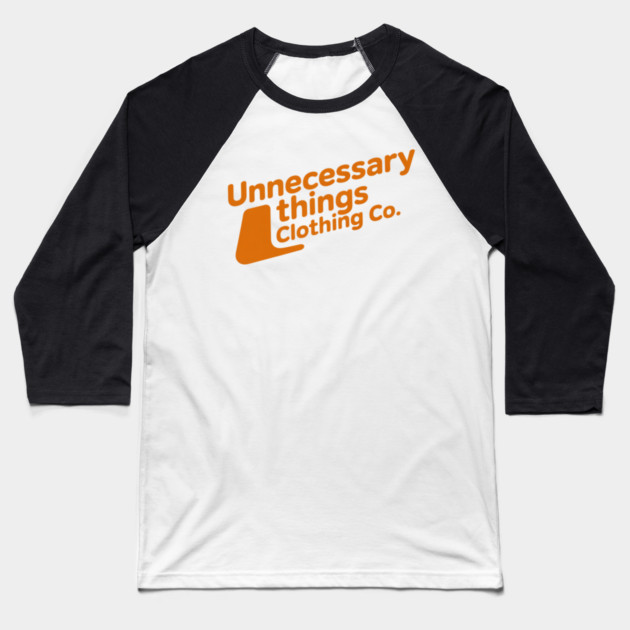 Unnecessary Things - Modern II Baseball T-Shirt by Lou Johnson