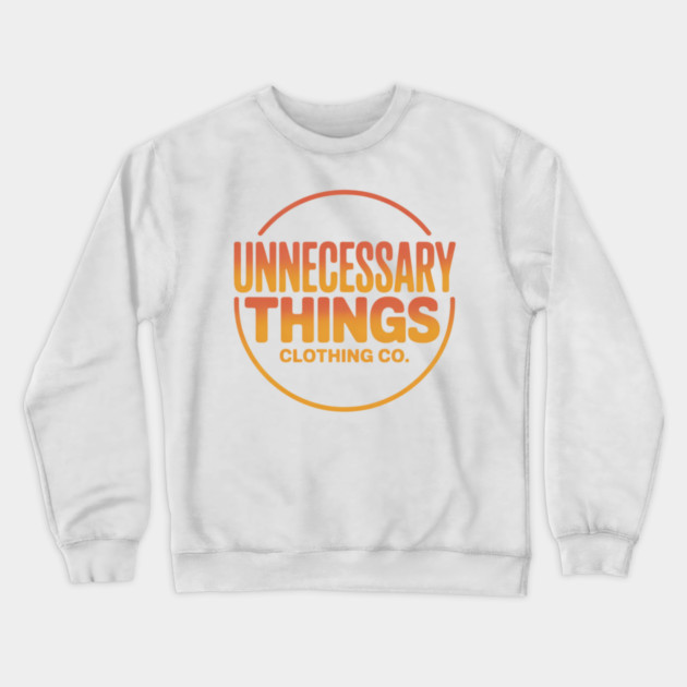 Unnecessary Things - Modern III Crewneck Sweatshirt by Lou Johnson