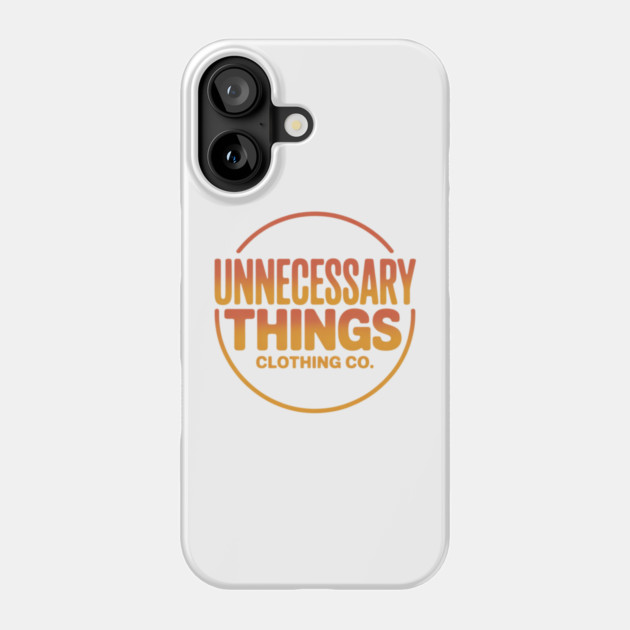 Unnecessary Things - Modern III Phone Case by Lou Johnson