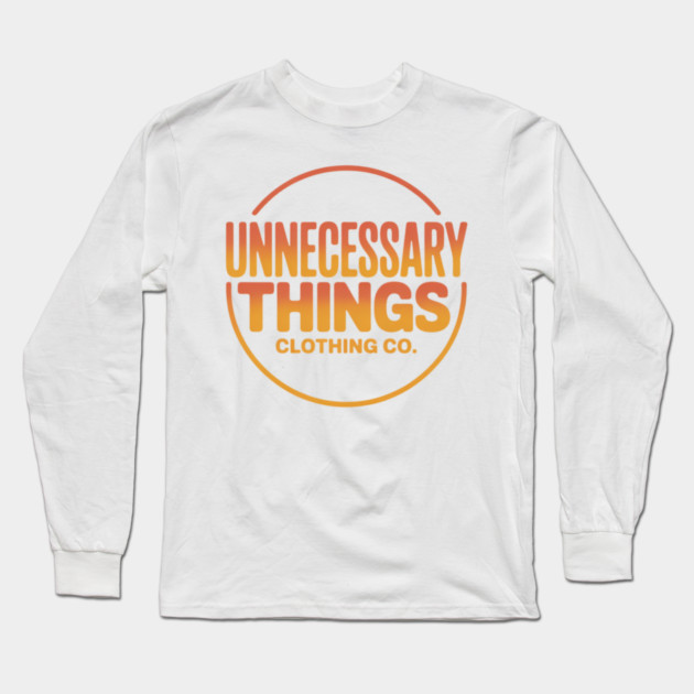 Unnecessary Things - Modern III Long Sleeve T-Shirt by Lou Johnson