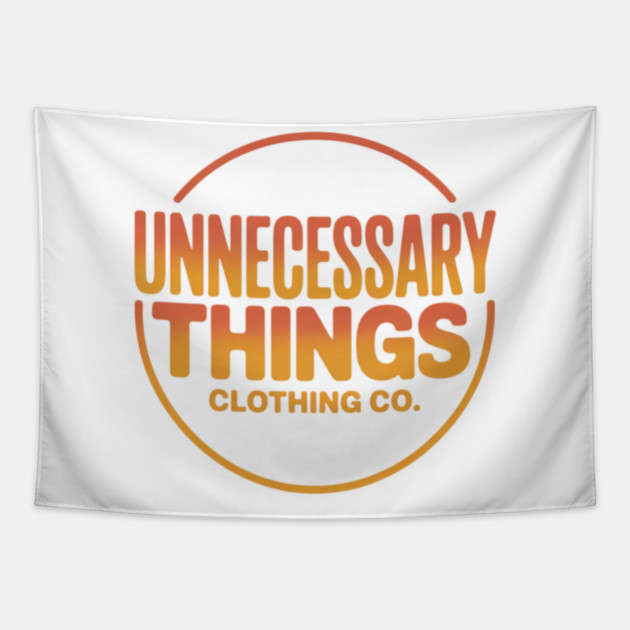 Unnecessary Things - Modern III Tapestry by Lou Johnson
