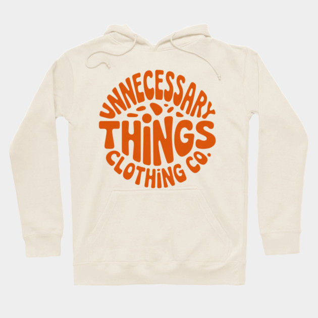 Unnecessary Things - Abstract Hoodie by Lou Johnson