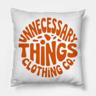 Unnecessary Things - Abstract Pillow
