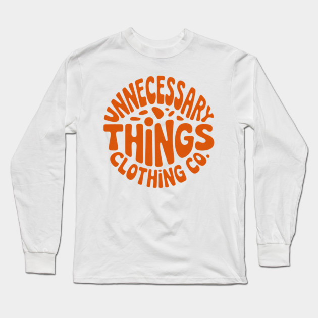 Unnecessary Things - Abstract Long Sleeve T-Shirt by Lou Johnson