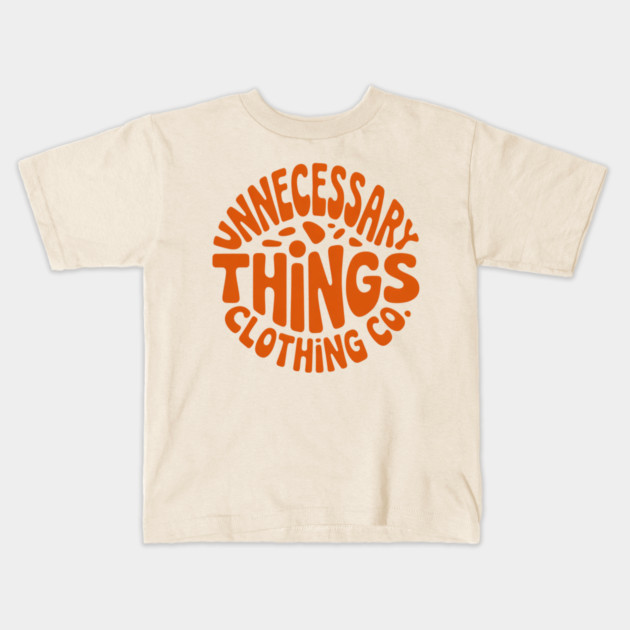 Unnecessary Things - Abstract Kids T-Shirt by Lou Johnson