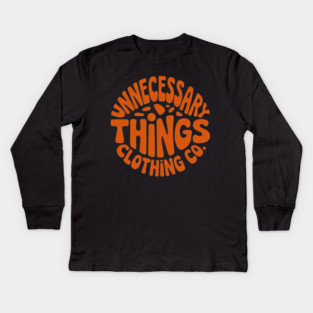 Unnecessary Things - Abstract Kids Long Sleeve T-Shirt