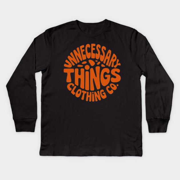 Unnecessary Things - Abstract Kids Long Sleeve T-Shirt by Lou Johnson