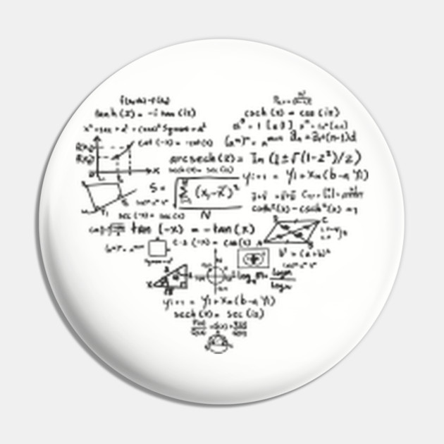 Math Heart Formula Nerd Science Vibes Pin by Anticorporati
