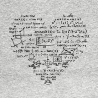 Math Heart Formula Nerd Science Vibes T-Shirt