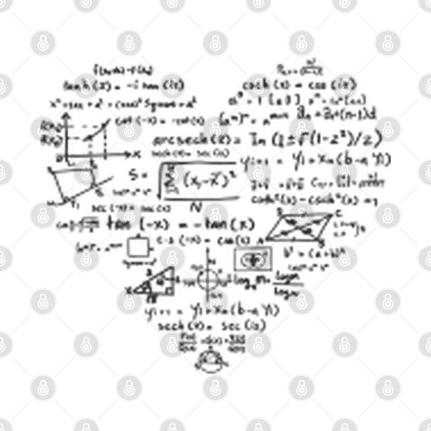 Math Heart Formula Nerd Science Vibes by Anticorporati